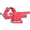 KS Tools 914.0025 Morsa da Banco, 100 mm, con Base Girevole