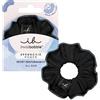 Invisibobble scrunchies capelli neri Sprunchie Power x1 - Elastico in tessuto extra forte con elastico interno a spirale e banda riflettente - Capelli ricci