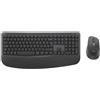 Logitech Set Tastiera e mouse Logitech Signature Comfort Plus Combo MK880 per aziende Wireless QWERTY Italiano Grafite [920-014052]