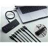 Delock Usb e Hub Delock Hub 3porte Usb-C + Hub 4porte Usb-A 10Gbps Nero [64283]