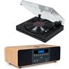 Thomson Sistema stereo / Mini sistema digitale con giradischi THOMSON TT350 & MIC202