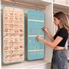 Generic Organizer per gioielli da appendere, organizer per accessori su entrambi i lati, con 80 tasche