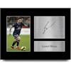 HWC Trading Lionel Messi Paris Blue and Reds Regali Stampati Autografo Firmato Foto Per Gli Appassionati Di Calcio E Sostenitori - A4