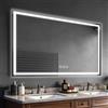 Simusi Specchio da Bagno a LED con Luce 80x120 cm, 3 Colori Rgolabile | Specchio parete con grado di protezione IP44, Orizzontale/Verticale, illuminazione regolabile a 3 colori, antiappannamento