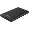 GSwReJ Disco Rigido Esterno Portatile da 1 TB da 25 Pollici USB 3.0 Compatibile con Tablet e dispositivi Plug And Play in Metallo(Black)