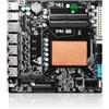 MNBOXCONET NAS Motherboard Core i3 1115G4, UHD Graphics, Mini-ITX NAS Board, Barebone NO RAM NO SSD 4 x i226V 2.5GbE LAN, Dual M.2 NVMe (PCle3.0x4), 6 x SATA3.0, PCIEx4 Slot, DP, Type-C