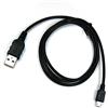 Bg-akku24 - Cavo di ricarica USB per Sony Cyber-shot DSC-WX350, DSC-WX500, DSC-RX100 V, DSC-RX100M2, DSC-RX100M3, DSC-RX10, DSC-RX100M4, DSC-RX100M5, Sony NEX-5T