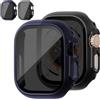 Generic Pellicola protettiva per la privacy per Apple Watch Ultra/2 Case 49 mm, resistente ai graffi, copertura integrale in policarbonato rigido con paraurti in vetro temperato per iWatch Cover 49 mm