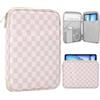 TiMOVO Custodia Tablet 9-11 Pollici con Tasca, Crema Kaki Scacchiato | Compatibile con iPad 11 A16 2025, iPad 10.9/10.2, Air 11 5ª/4ª Gen, Galaxy Tab A9+/A11 Plus 11, Lenovo Idea Tab 11