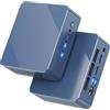 Glorlin GT100 Mini PC, AMD Ryzen 5 3501U (4C/8T, fino a 3,7 GHz), 16 GB DDR4 512 GB M.2 2280 NVMe SSD, mini computer desktop con W11-Pro per ufficio e ufficio, BT 5.3, WiFi 6