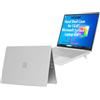 mCover Custodia rigida compatibile con Microsoft Surface Go da 12,4 (non compatibile con Surface Laptop 3/2/1, Surface Book e Tablet) Trasparente
