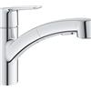 Grohe Rubinetto da cucina con doccetta 45° Start argento cromato lucido GROHE