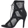 Generico Scarpe da Ballo Donna - Tacchi Heels Dance Donna Sexy 7-10cm Scarpe con Tacco Eleganti Heels Dance Shoes Decollete Tacco Alto Punta Aperta con Lacci