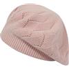 ZLYC Berretto Francese Reversibile, Tinta Unita, Cashmere, Caldo, per Donne e Ragazze