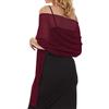 Gosunny Sciarpe e sciarpe da donna in chiffon per abito da sera elegante da sposa