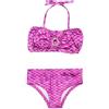 Lito Angels Bikini Bambina 2 Pezzi Squame di pescecon Stampa Squame e Dettaglio Gioiello, Costume da Bagno Estate Mare Spiaggia Piscina Vacanze, 8-9 Anni Viola
