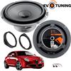 Hertz 2 Casse Woofer Hertz Mille Pro Mp 165.3 Anteriori per Alfa Romeo Mito