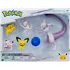 Pokémon Pokemon Battle Figure da combattimento, confezione da 5, 11,4 cm | Figura Mewtwo da 11,4 cm più quattro figure da battaglia da 5 cm