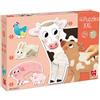 Jumbodiset Goula 4 puzzle XXL Mamme e Bambini, Multicolore, 53175