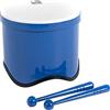 TOCA World Percussion Freestyle 2 Tom Tom (tamburo ottimale per drum circle, scuole e asili, in robusto materiale sintetico, diametro: 9,5, altezza: 8), Blu