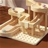 Costruzioni in Legno con Biglie Assemblaggio Manuale per Bambini