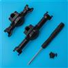 2 Pezzi Asse in Ottone SCX30 Migliora The Stabilità per Fuoristrada, Modellisti