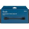 Fender BLOCKCHAIN PATCH CABLE KIT - MEDIUM PACK« Patch Cable | Set of 12 Pieces | 4 x 10 cm/6 x 15 cm/1 x 20 cm/1 x 60 cm | Angled Jack | Colour: Black