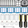 FFsign Parti di ricambio compatibili con Shark IQ R101AE (RV1001AE), IQ R101 (RV1001) Robot aspirapolvere, spazzola a rullo, filtro in feltro in schiuma, spazzole laterali, kit di accessori per filtro base