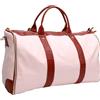 Oreilet Borsa Porta Abiti da Viaggio, Borsone Grande in Pelle PU con Tracolla, Bagaglio a Mano Borse Porta Abiti per Donne Uomini Weekend Viaggi D'affari Fughe (Beige)