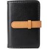 GERIINEER Porte Cartes de Credit Femme Homme Cuir 24 Carte (Nero)