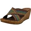 Skechers Beverlee Delighted Sandalo con zeppaDonna