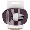 Solida Haarklammer flach Acryl bordeaux Fermacapelli 21 g