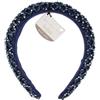 Solida Haarreif gepolstert Strasssteine Cerchietto 23 g