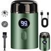 Mineup Sopami Mini Shaver, 2 en 1 Sopami Mini Electric Shaver, Rasoio Portatile da Uomo Impermeabile, Pocket Shave per uso bagnato e asciutto, Ricarica USB Sopami Razor per casa e viaggiare