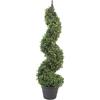 Leaf Design UK Buxus - Alberi a spirale in legno di bosso, 90 cm, Buxus