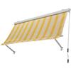 Huspert Tenda da sole a caduta con bracci con cassonetto beige/giallo / 300x250 cm