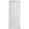 ROLLPLAST Porta a soffietto in pvc da interno bianca 214 cm con serratura