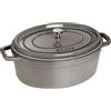 STAUB CASSERUOLA COCOTTE OVALE CM 29 GRIGIO GRAFITE 40509-317/1007353