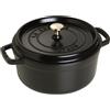 STAUB CASSERUOLA COCOTTE TONDA CM 20 NERA 1102025