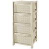 Tontarelli CASSETTIERA ARIANNA 4 CASSETTI ANGORA 39X39XH82,5