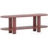 BD BARCELONA DESIGN libreria a 2 ripiani ECLIPSO - ECLSH2RED