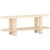 BD BARCELONA DESIGN libreria a 2 ripiani ECLIPSO - ECLSH2BEI