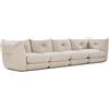 KNOLL divano a 4 posti PILLO in tessuto Cat. G - PILSER+PILSEL+2xPILSI-G