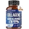 LA.GA. Srl Laga pharma collagene acido ialuronico biotina 240 compresse senza glutine e lattosio