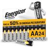 Energizer Alkaline Power Pile AA (Confezione da 24) Batterie Alcaline 1,5V | potenza di lunga durata - 100% imballaggio riciclabile privo di plastica - 7 anni di conservazione [Esclusiva Amazon]