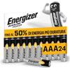 Energizer Alkaline Power Pile AAA (Confezione da 24) Batterie Alcaline 1,5V | 1,5V - potenza di lunga durata - 100% imballaggio riciclabile privo di plastica - 7 anni di conservazione [Esclusiva Amazon]