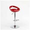 Superstool Sgabello alto da cucina penisola girevole poggiapiedi regolabile Hollywood - Rosso