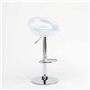 Superstool Sgabello alto da cucina per penisola girevole con poggiapiedi regolabile Hollywood - Bianco