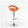 Superstool Sgabello alto da cucina per penisola girevole con poggiapiedi regolabile Hollywood - Arancione
