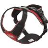 Julius-K9 Pettorina imbottita per cani IDC Longwalk rosso/grigio, taglia: XS
